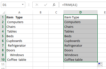 Remove Line Excel Cell